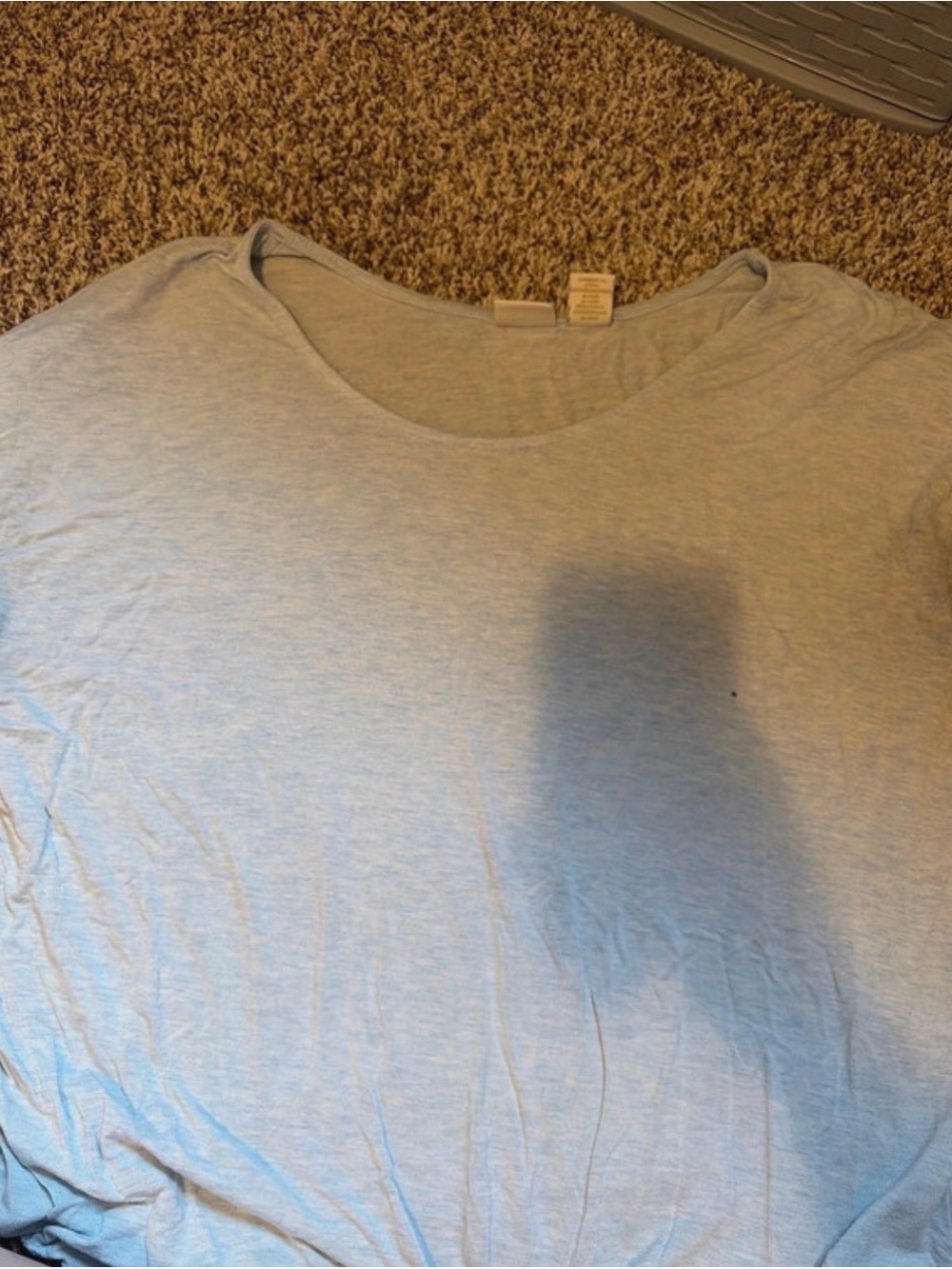 St. Tropez Light Blue Scoop Neck Short Sleeve Tee